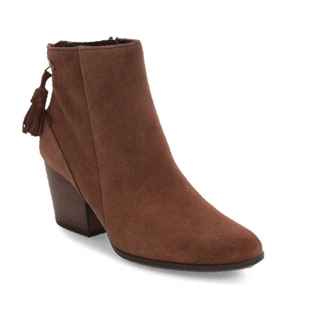 PAUL GREEN Jada Brown Suede Ankle Boots 8